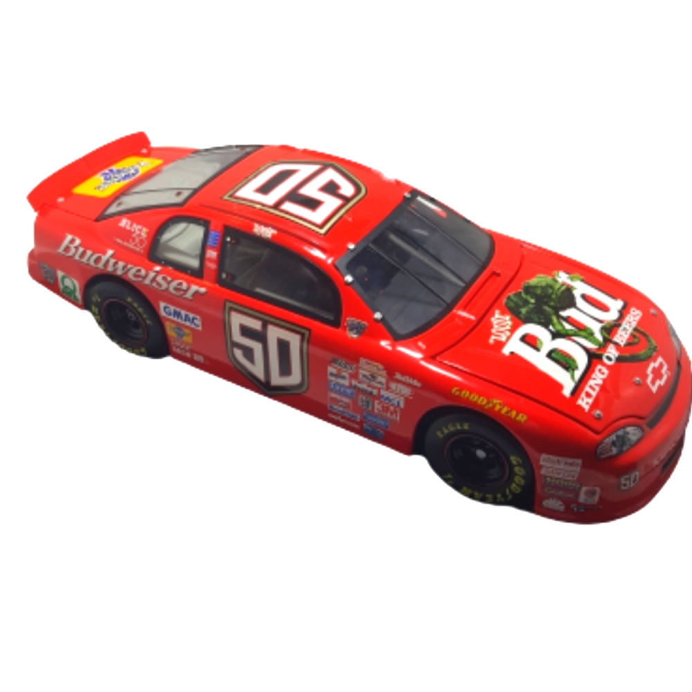 1998 Revell Die-cast car #50 1:18th scale. Budweiser car.
